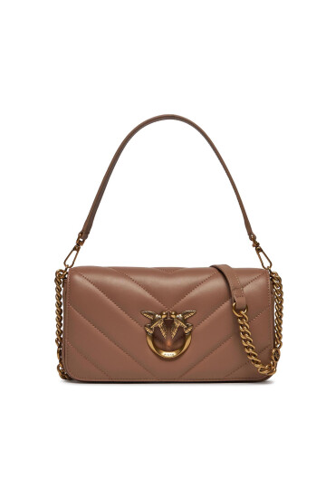 Pinko Дамска чанта Love Click Baguette Mini AI 23-24 PLTT 100068 A136 Beige D01Q - Mera.bg