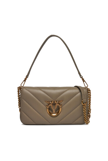 PINKO Дамска чанта Love Click Baguette Mini AI 23-24 PLTT 100068 A136 Бежов - Mera.bg