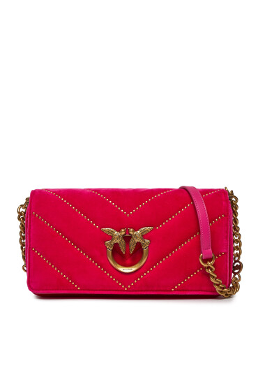Pinko Дамска чанта Love Click Baguette Mini AI 23-24 PLTT 100068 A17G Розов - Mera.bg