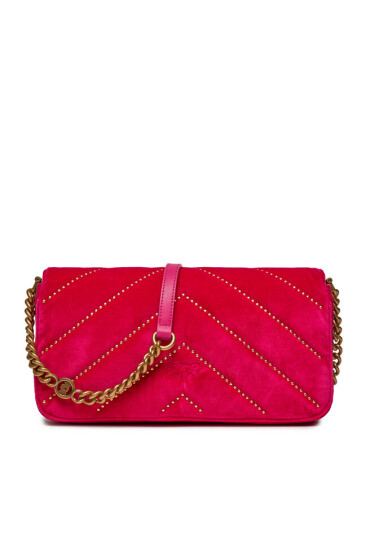 Pinko Дамска чанта Love Click Baguette Mini AI 23-24 PLTT 100068 A17G Розов - Mera.bg