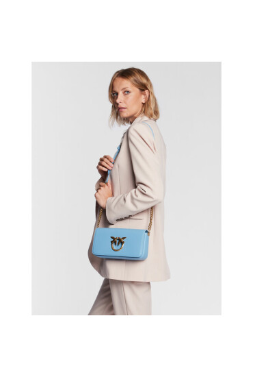 Pinko Дамска чанта Love Click Baguette Mini PE 23 PLTT 100068 A0F1 Light Blue E42Q - Mera.bg