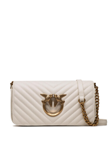 Pinko Дамска чанта Love Click Baguette Mini PE 23 PLTT 100068 A0GK Бял - Mera.bg
