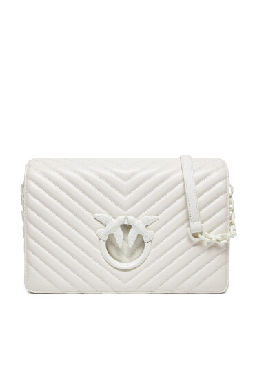 PINKO Дамска чанта Love Click Classic 100063 A0VM Z15B Бял - Mera.bg