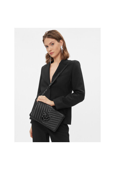 PINKO Дамска чанта Love Click Classic AI 23-24 PLTT 100063 A0VM Черен - Mera.bg