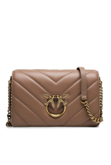 Pinko Дамска чанта Love Click Classic. AI 23-24 PLTT 100063 A136 Beige D01Q - Mera.bg