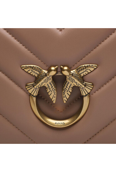 Pinko Дамска чанта Love Click Classic. AI 23-24 PLTT 100063 A136 Beige D01Q - Mera.bg