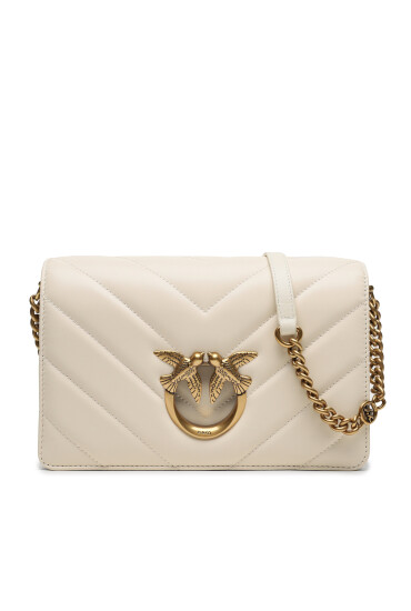 Pinko Дамска чанта Love Click Classic AI 23-24 PLTT 100063 A136 White Z14Q - Mera.bg