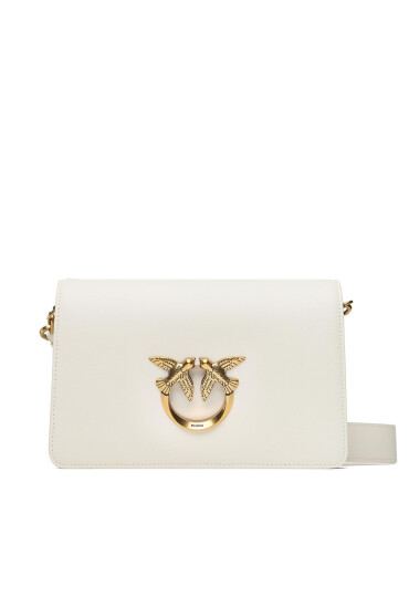 Pinko Дамска чанта Love Click Classic Fl PE 23 PLTT 100065 A0F1 Бял - Mera.bg