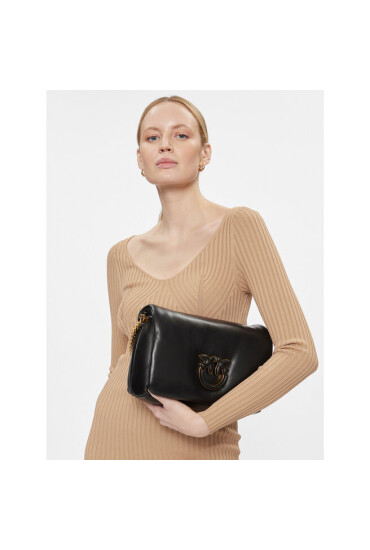 PINKO Дамска чанта Love Click Classic Puff AI 23-24 PLTT 101585 A10F Черен - Mera.bg