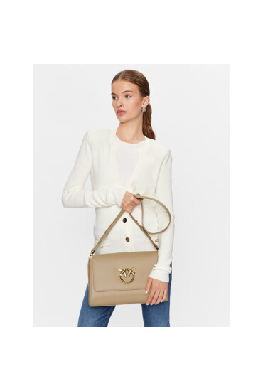 Pinko Дамска чанта Love Click Crossbody Big PE 23 PLTT 100790 A0Q1 Бежов - Mera.bg