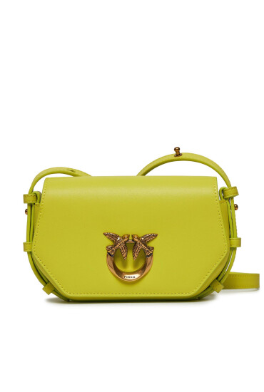 Pinko Дамска чанта Love Click Exagon Baby AI 23-24 PLTT 100070 A0F1 Yellow S69Q - Mera.bg