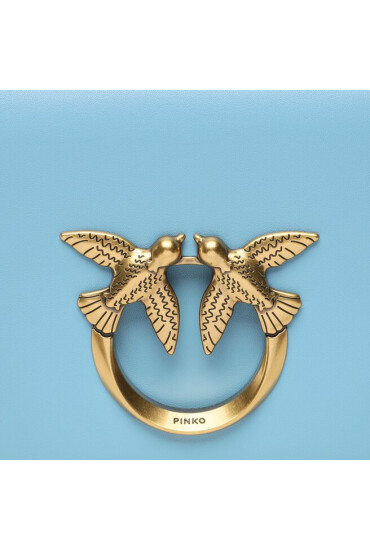 Pinko Дамска чанта Love Click Exagon Mini PE 23 PLTT 100075 A0F1 Light Blue E42Q - Mera.bg