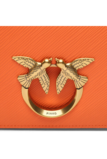 Pinko Дамска чанта Love Click Exagon Mini . PE 23 PLTT 100075 A0MU Orange A71Q - Mera.bg