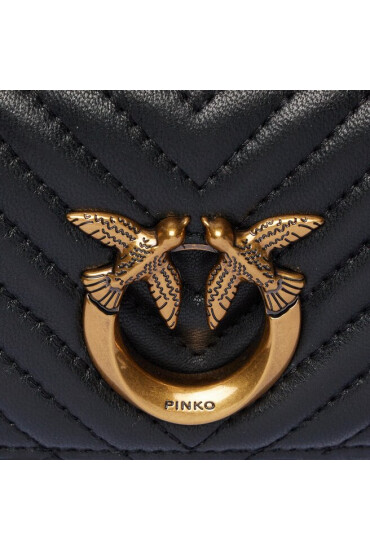 Pinko Дамска чанта Love Click Micro AI 23-24 PCPL 100069 A0GK Черен - Mera.bg