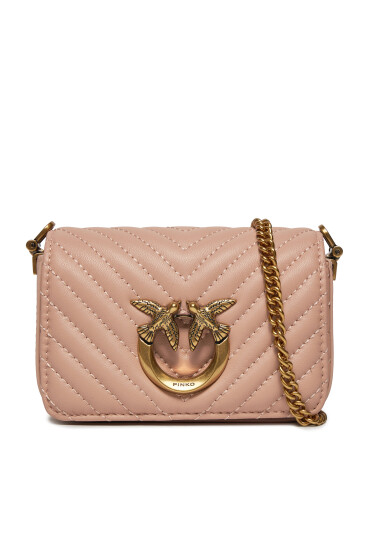 Pinko Дамска чанта Love Click Micro AI 23-24 PCPL 100069 A0GK Cipria O81Q - Mera.bg