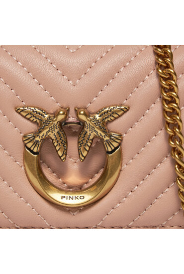 Pinko Дамска чанта Love Click Micro AI 23-24 PCPL 100069 A0GK Cipria O81Q - Mera.bg