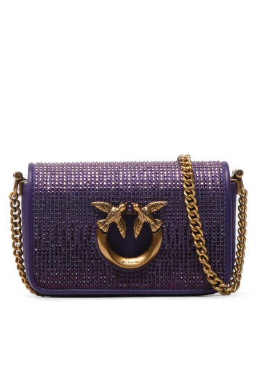 Pinko Дамска чанта Love Click Micro PE 23 PCPL 100069 A0FC Purple J11Q - Mera.bg