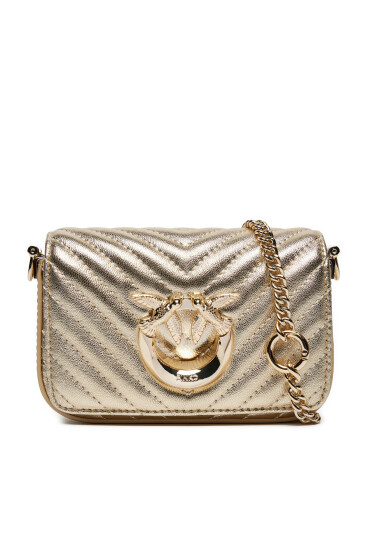 Pinko Дамска чанта Love Click Micro PE 24 PCPL 100069 A1JE Златист - Mera.bg