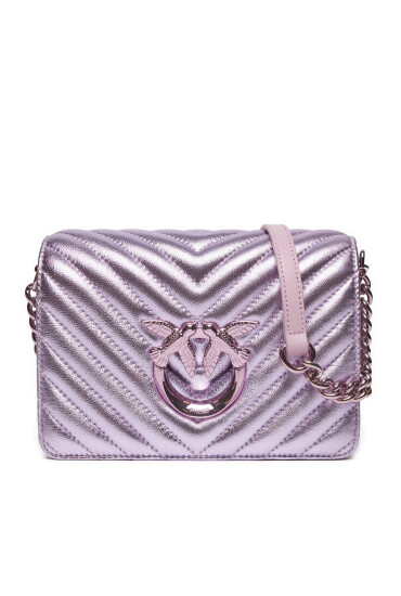 PINKO Дамска чанта Love Click Mini 100067 A1JE WWGB Виолетов - Mera.bg