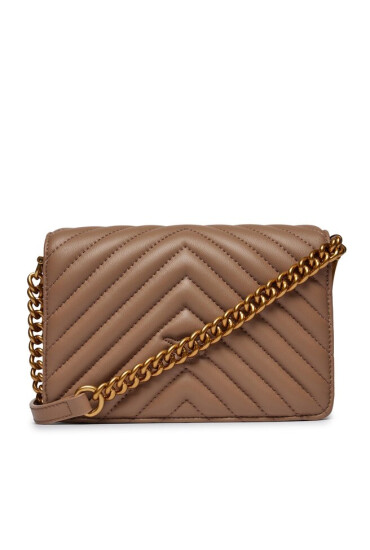Pinko Дамска чанта Love Click Mini AI 23-24 PLTT 100067 A0GK Beige D01Q - Mera.bg