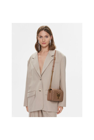 Pinko Дамска чанта Love Click Mini AI 23-24 PLTT 100067 A0GK Beige D01Q - Mera.bg