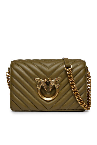 Pinko Дамска чанта Love Click Mini AI 23-24 PLTT 100067 A0GK Verde Abet V62Q - Mera.bg