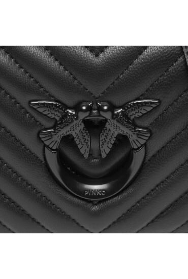 PINKO Дамска чанта Love Click Mini AI 23-24 PLTT 100067 A0VM Черен - Mera.bg