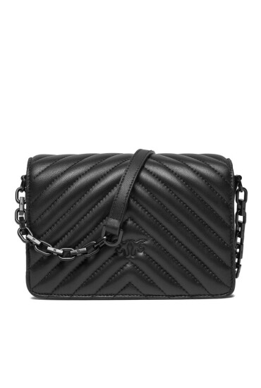 PINKO Дамска чанта Love Click Mini AI 23-24 PLTT 100067 A0VM Черен - Mera.bg