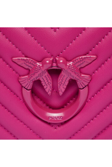 Pinko Дамска чанта Love Click Mini AI 23-24 PLTT 100067 A0VM Pink N17B - Mera.bg