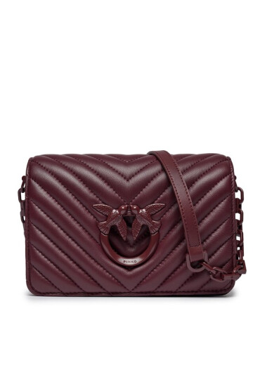 Pinko Дамска чанта Love Click Mini AI 23-24 PLTT 100067 A0VM Бордо - Mera.bg