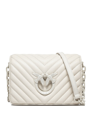PINKO Дамска чанта Love Click Mini AI 23-24 PLTT 100067 A0VM Бял - Mera.bg