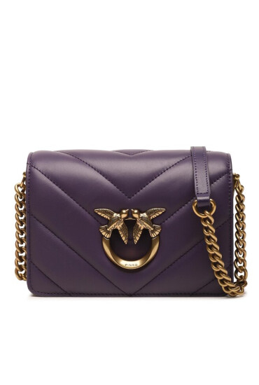 Pinko Дамска чанта Love Click Mini AI 23-24 PLTT 100067 A136 Purple W84Q - Mera.bg