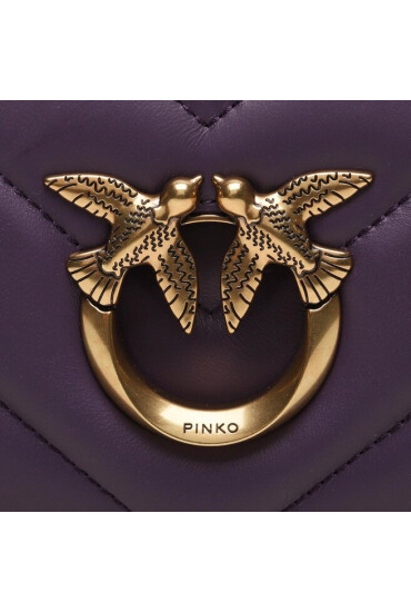 Pinko Дамска чанта Love Click Mini AI 23-24 PLTT 100067 A136 Purple W84Q - Mera.bg