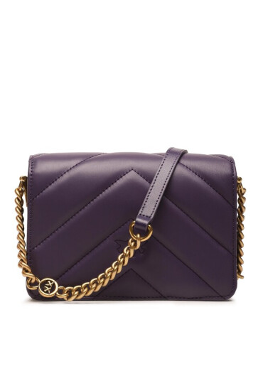Pinko Дамска чанта Love Click Mini AI 23-24 PLTT 100067 A136 Purple W84Q - Mera.bg