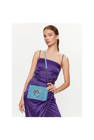 Pinko Дамска чанта Love Click Mini PE 23 PLTT 100067 A0FC Light Blue E420 - Mera.bg