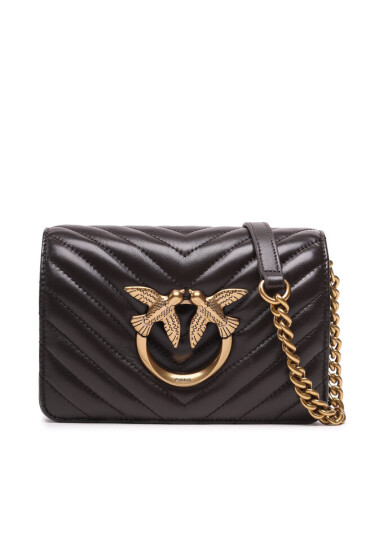 Pinko Дамска чанта Love Click Mini PE 23 PLTT 100067 A0GK Dark Brown M04Q - Mera.bg