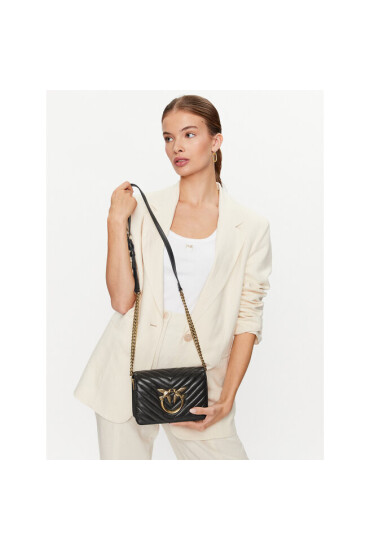 Pinko Дамска чанта Love Click Mini PE 23 PLTT 100067 A0GK Dark Brown M04Q - Mera.bg