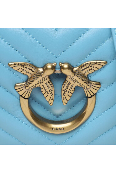 Pinko Дамска чанта Love Click Mini PE 23 PLTT 100067 A0GK Light Blue E42Q - Mera.bg