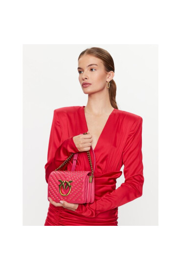 Pinko Дамска чанта Love Click Mini. PE 23 PLTT 100067 A0GQ Pink N17Q - Mera.bg