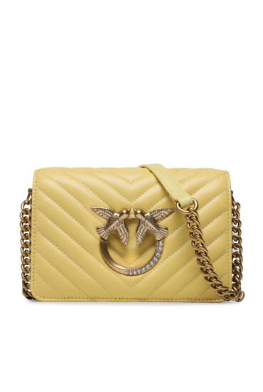 Pinko Дамска чанта Love Click Mini PE 23 PLTT 100067 A0GR Yellow H45Q - Mera.bg