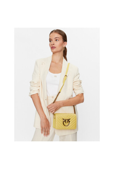 Pinko Дамска чанта Love Click Mini PE 23 PLTT 100067 A0GR Yellow H45Q - Mera.bg