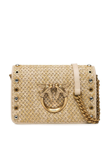 Pinko Дамска чанта Love Click Mini PE 23 PLTT 100067 A0PC Light Beig D28Q - Mera.bg