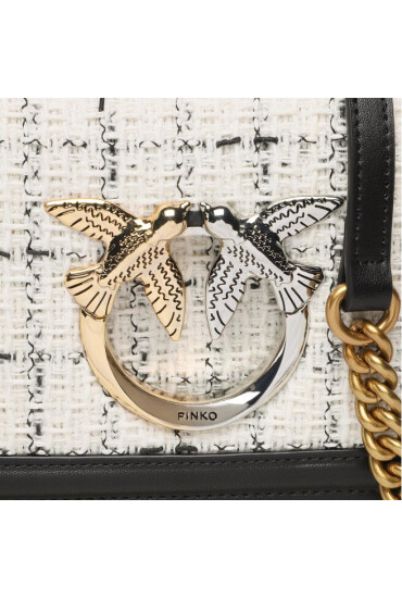 Pinko Дамска чанта Love Click Mini PE 23 PLTT 100067 A0PE White Z14Q - Mera.bg
