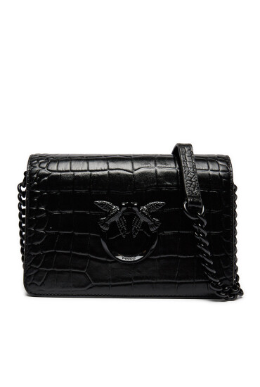 Pinko Дамска чанта Love Click Mini PE 24 PLTT 100067 A1EP Черен - Mera.bg