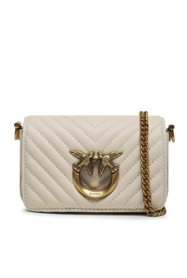 Pinko Дамска чанта Love Click Mirco AL 23-24 PCPL 100069 A0GK White Z14Q - Mera.bg