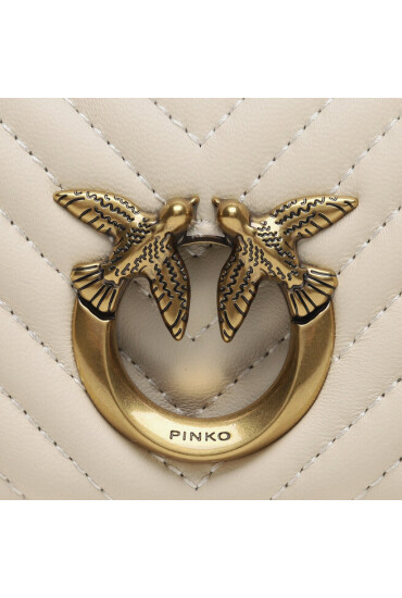 Pinko Дамска чанта Love Click Mirco AL 23-24 PCPL 100069 A0GK White Z14Q - Mera.bg