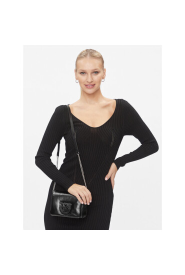 Pinko Дамска чанта Love Click Puff Baby Al 23-24 PLTT 101584 A0F8 Черен - Mera.bg