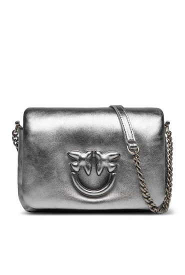 Pinko Дамска чанта Love Click Puff Baby Al 23-24 PLTT 101584 A0F8 Silver ZZFO - Mera.bg