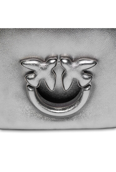 Pinko Дамска чанта Love Click Puff Baby Al 23-24 PLTT 101584 A0F8 Silver ZZFO - Mera.bg