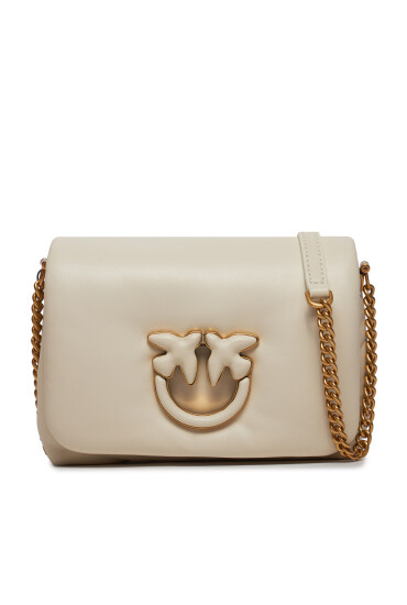 PINKO Дамска чанта Love Click Puff Baby Al 23-24 PLTT 101584 A10F Екрю - Mera.bg